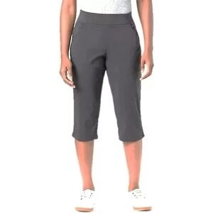 COLUMBIA Omni-Shade Omni-Shield Capri Skimmer Size Small Grey Bermuda Shorts NWT